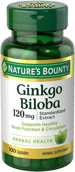 Nature's Bounty Ginkgo Biloba 120 mg