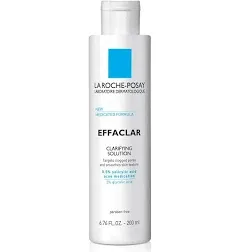 La Roche-Posay Effaclar Clarifying Solution Acne Toner Salicylic &amp; Glycolic Acid