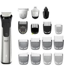 Philips Norelco Multigroom Series 7000 , Mens Grooming Kit with Trimmer for Beard, Head, Hair, Body, and Face - NO BLADE OIL NEEDED, MG7910/49