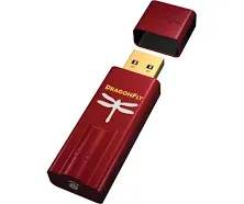 AudioQuest Headphone Amplifier / DAC DragonFly Red