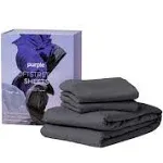 Purple SoftStretch Sheets, Stormy Grey, Full