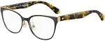 KATE SPADE Vandra JBW Black Gold Womens Cat Eye Full Rim Eyeglasses 52-16-140