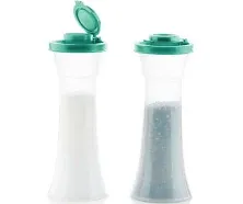 New Tupperware Large Hourglass Salt and Pepper Shakers