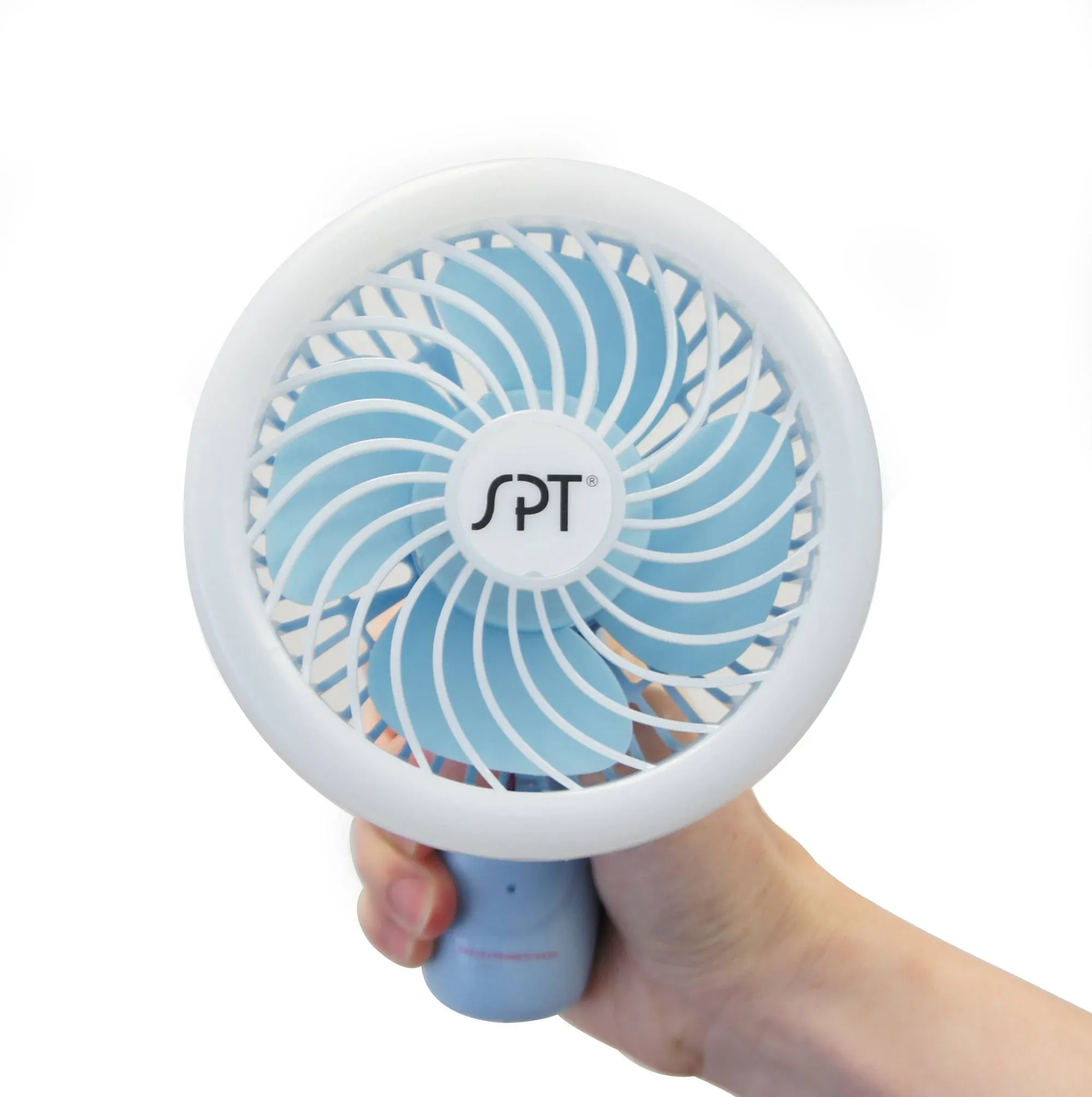 Sunpentown | Personal Hand-Held Fan - Blue | Realry