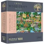 Trefl Wood Craft 1000 Piece Wooden Puzzle - France - Famous places