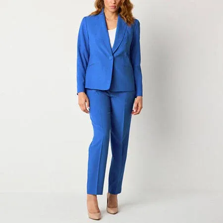 Le Suit Women's 1 Button JKT W/Sl & Slim Pant