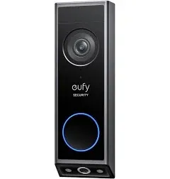 Video Doorbell with E340, Rechargeable Battery Pack, USB-C, and USB-C