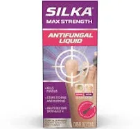 Silka Max Strength Antifungal Liquid with Brush Applicator for Toenail Fungus...