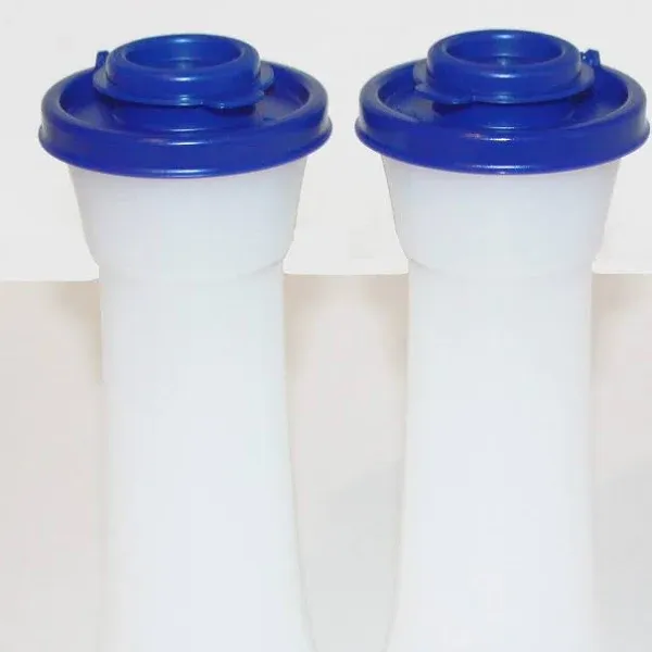 Tupperware Large Hourglass Salt and Pepper Shakers