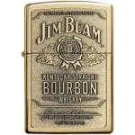 Zippo Lighter - Jim Beam Emblem High Polish Brass