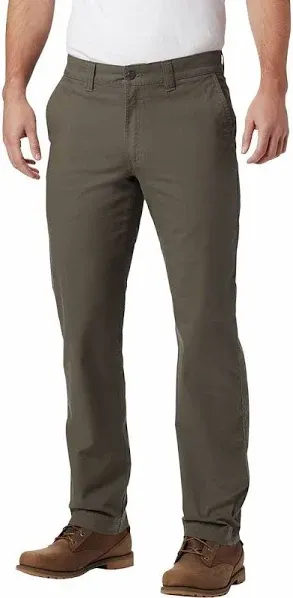 COLUMBIA Men&#039;s Flex ROC NWT Pants Regular Fit Stone Green 32WX30L