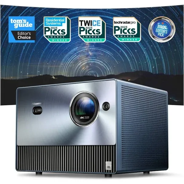 Hisense C1 Trichroma Laser 4K UHD Mini Projector with Dolby Vision