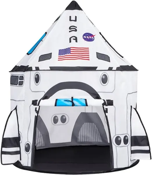 Joyin Rocket Ship Play Tent Pop Up Play Tent Kids Indoor Outdoor Spaceship Playhouse Tent Set