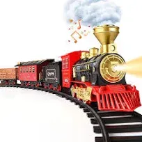 Hot Bee Train Set, Remote Control w/ Realistic Smoke, Sounds &amp; Lights