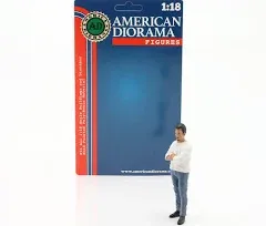 American Diorama 1/18 Car Meet 8 Poly Resin figure model Car display