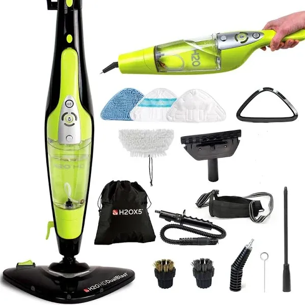 H2O HD Dualblast Steam Mop and Handheld Steam Cleaner