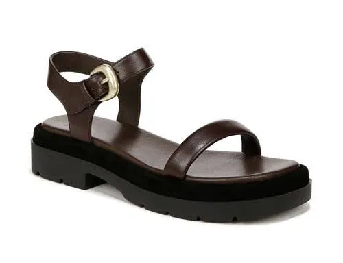 NEW Vince Heloise Leather Lug-Sole Sandal 8