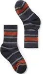 Smartwool Kids ' Hike Light Cushion Striped Crew Socks - Deep Navy