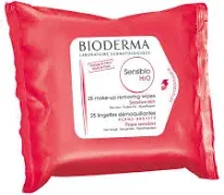 Bioderma Sensibio H2o Micelle Solution Make-up Removing Paraben Free 25 Wipes