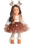 Sweet Dolly Doll Clothes Deer Costume Tutu Dress fits American 18 inch Girl Doll