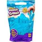 Kinetic Sand The Original Moldable Sensory Play Sand Resealable Bag, Blue (2 lbs)