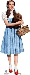 Advanced Graphics Wizard of Oz Dorothy Holding Toto Cardboard Standup