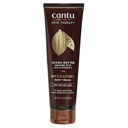 Cantu Skin Therapy Body Cream Cocoa Butter 8.5 Ounce Hydrating (Pack of 2)