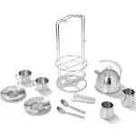 Melissa & Doug - Stainless Steel Tea Set