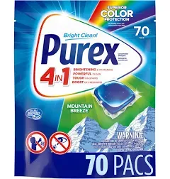 Purex 4-in-1 Mountain Breeze Laundry Detergent Pacs