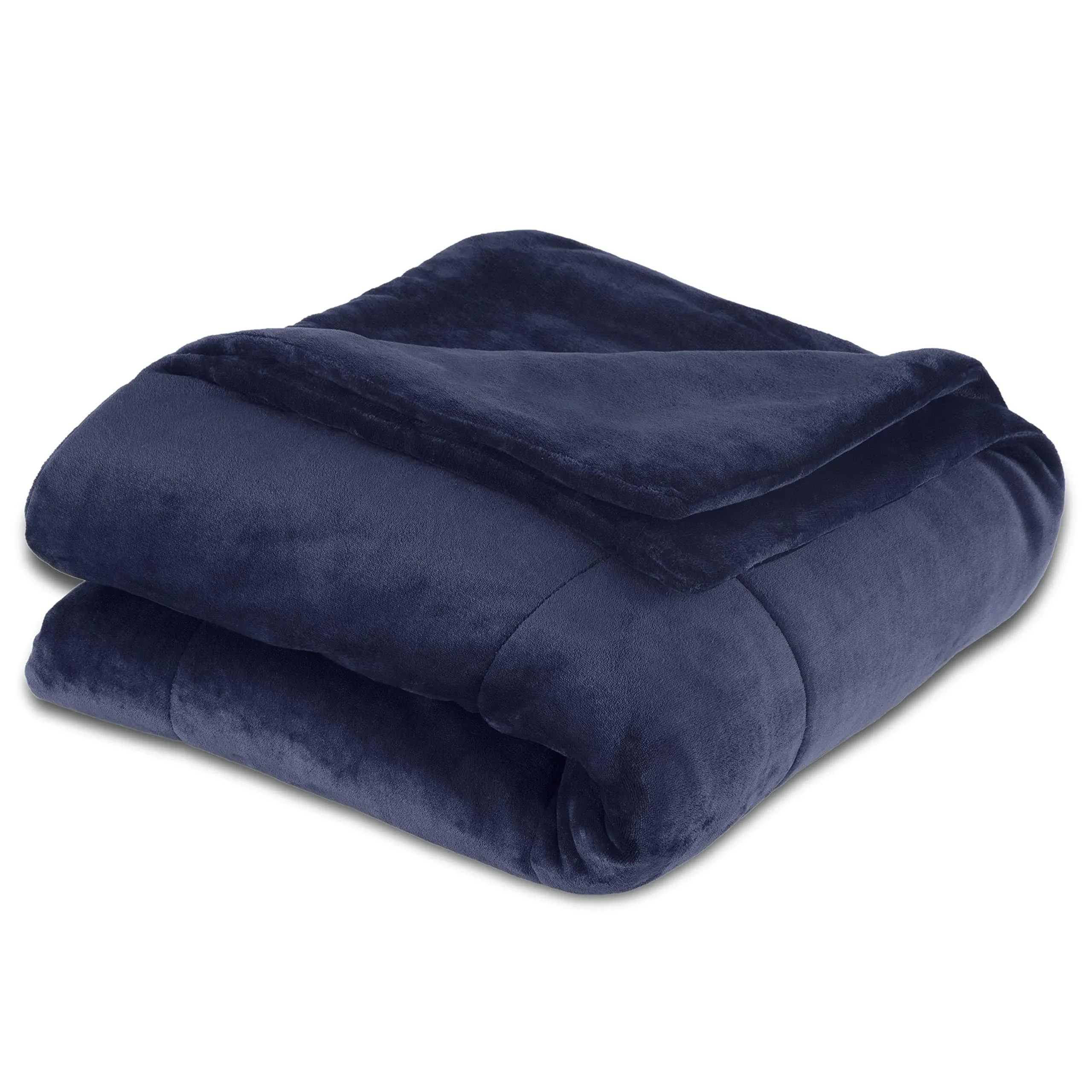 Vellux Luxury Plush Full/Queen Blanket - Midnight Blue