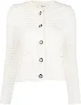 Ba&Sh Gaspard Round-Neck Cardigan - White