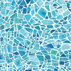 Blue Mosaic Premium Window Film