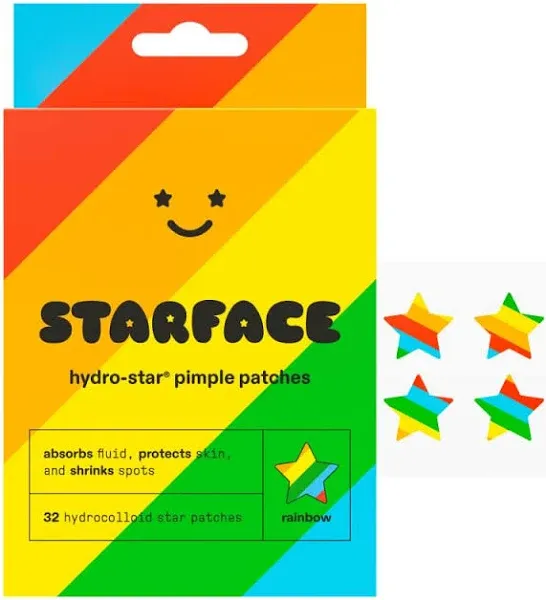 Starface Rainbow Stars Hydrocolloid Pimple Patches