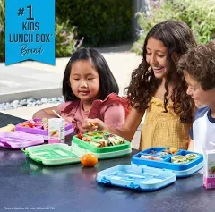 Kids Bento-Style 5-Compartment Leak-Proof Lunch Box - Ideal Portion Sizes for...