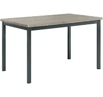 Coaster Home Furnishings Garza Transitional Rectangular 48 Inch Dining Table Composite Wood Top with Metal Legs 100611