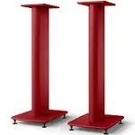 KEF S2 Speaker Stands (Pair) Crimson Red