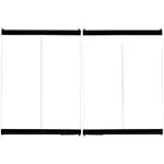 Superior Standard Bi-Fold Glass Door - Black Finish for BRT4000 Fireplaces 36"