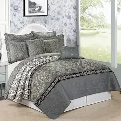 Serenta Mystic 7 Piece Coverlet Set; Queen