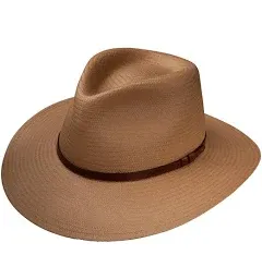 Stetson Limestone - Panama Straw Fedora Hat | Hatcountry