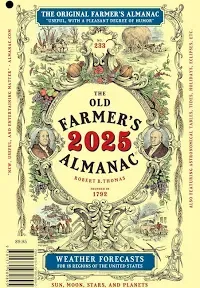 The Old Farmer&#39;s Almanac Yankee Publishing 2025 Almanac Reference Book