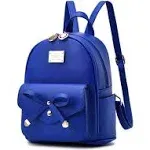 I IHAYNER Girls Bowknot Cute Leather Backpack Mini Backpack Purse for Women