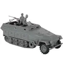 BMC CTS WW2 German Hanomag Halftrack 5pc Gray Plastic Armored Vehicle