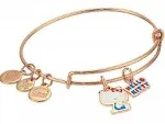 ALEX AND ANI Hello Kitty Duo Charm Bangle.