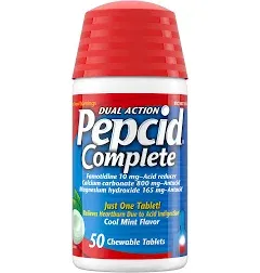 Pepcid Complete Acid Reducer Antacid Chewable Tablets