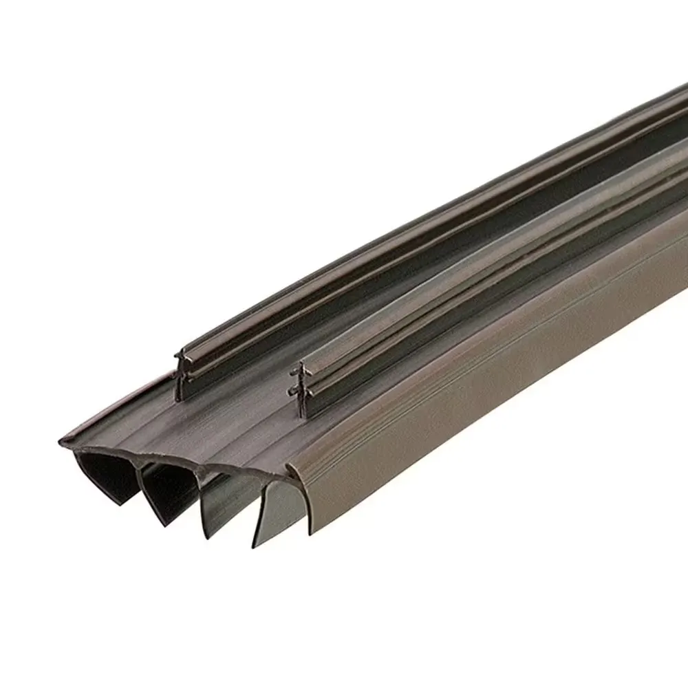 M-D Brown Vinyl Weatherstrip For Doors 36 in. L X 7/8 in.