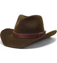 Borges & Scott Forester Western Wool Felt Hat with Wire Brimmed