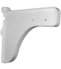 2 New EZ SHELF Shelf End Brackets for Shelf Only (No Hanging Rod)