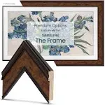 Deco TV Frames 50" Frame for Samsung The Frame TV 2021-2024 (Burlwood)