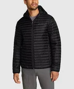 Eddie Bauer Men's Microlight Down Hooded Jacket