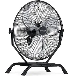 NewAir.com 18" Outdoor Rated High Velocity Wall Mounted Fan with 3 Fan Speeds and 